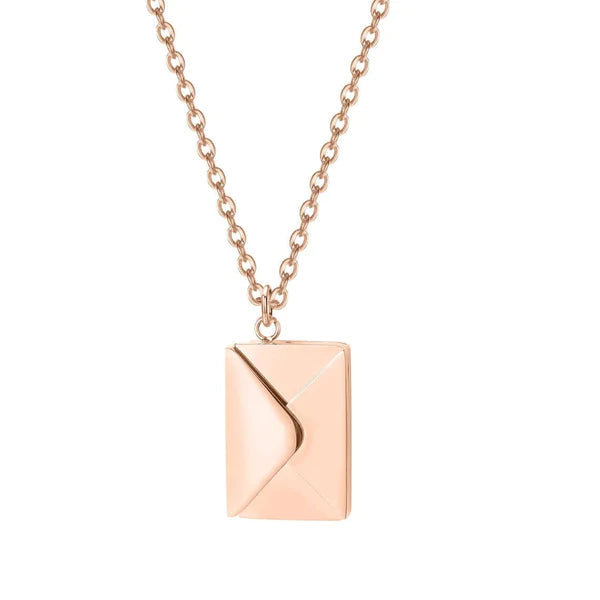 Romantic Heart Letter Necklace for Her