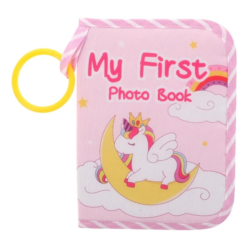 Baby's First Photo Album with Shatterproof Mirror