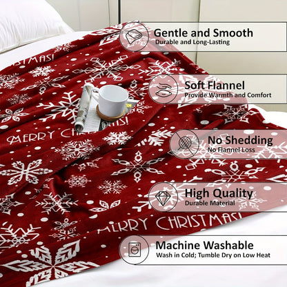 Cozy Holiday Soft Plush Christmas Blanket