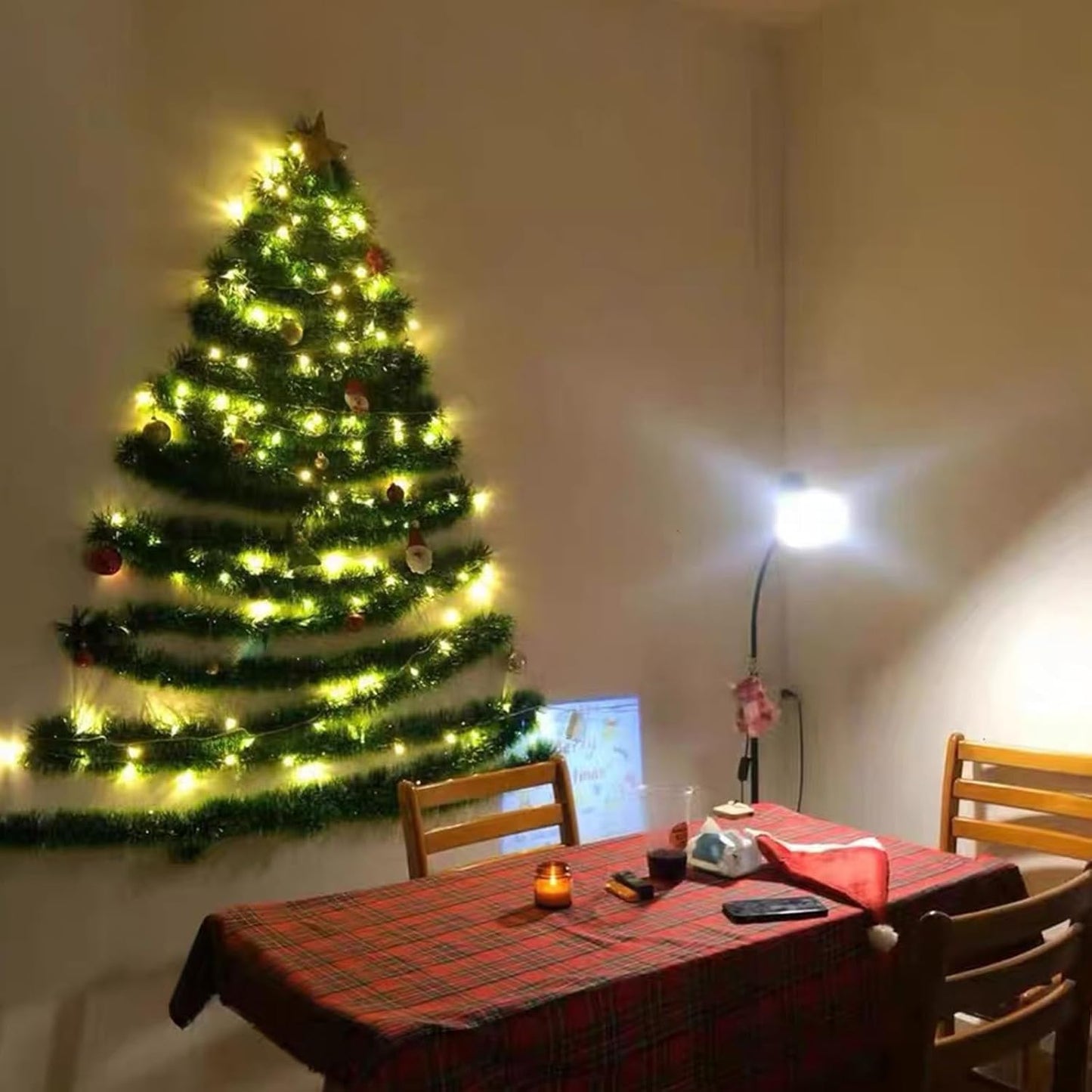 Compact Wall Mounted Christmas Tree