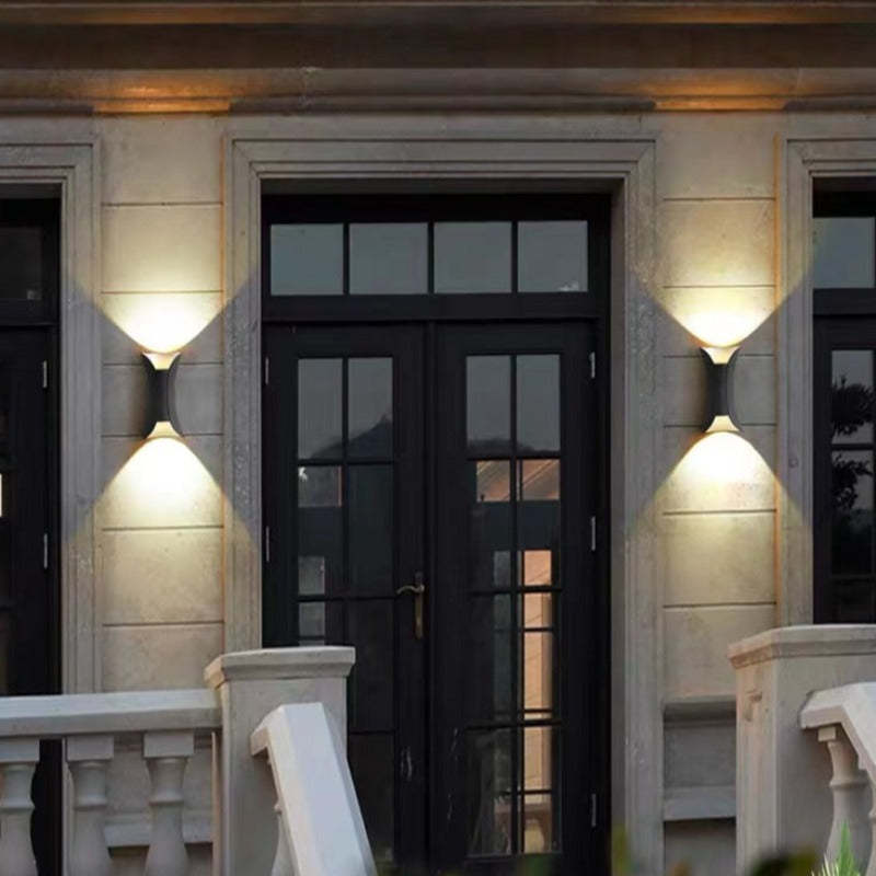 Stylish Metal Exterior Wall Light