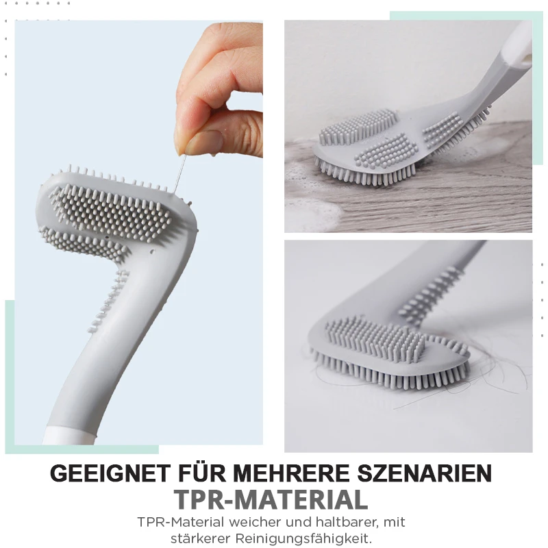 Extended Reach Toilet Brush Cleaner