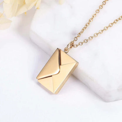 Romantic Heart Letter Necklace for Her