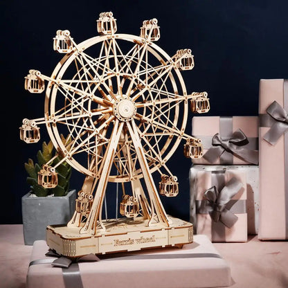 Fun 3D Wooden Ferris Wheel Building Kit - Befez