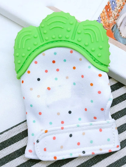 Soft Baby Teething Mitten Gloves
