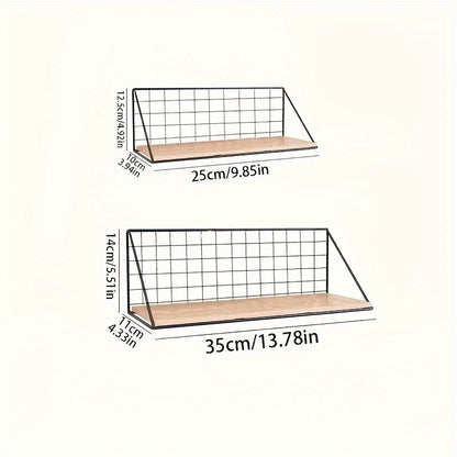 Sleek Metal Wall Shelf