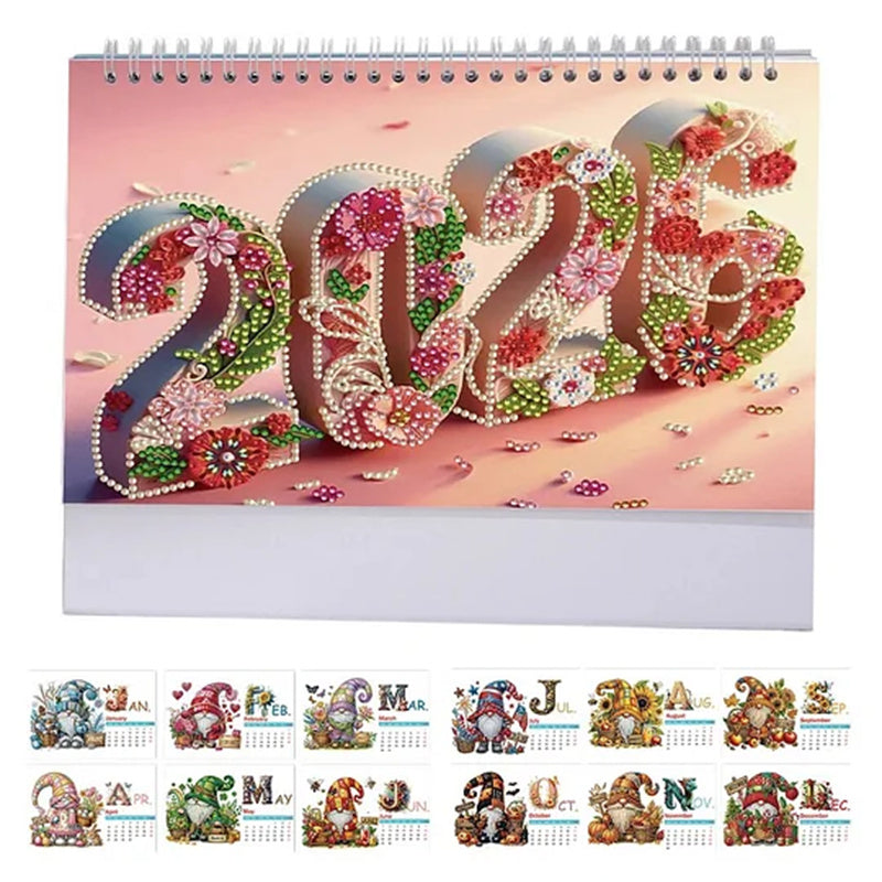 Colorful 2026 Desk Calendar Kit