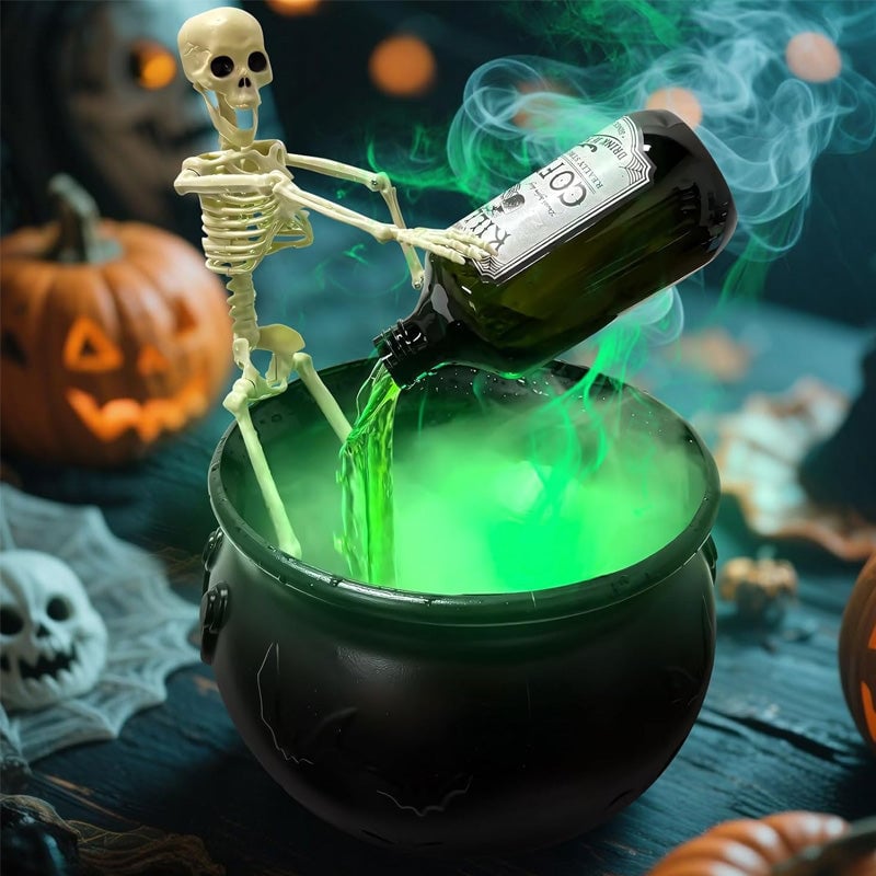 Spooky Glass Haunted Lantern Decoration