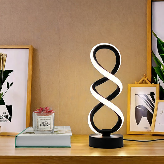 Stylish Spiral Desk Lamp with Color Options - Befez