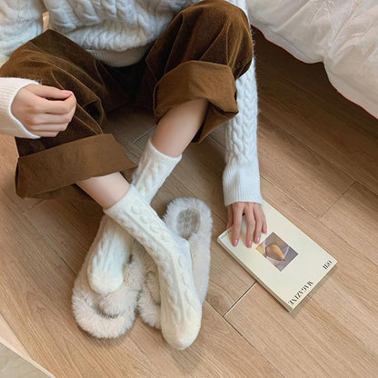 Warm Fuzzy Slippers for Cold Feet