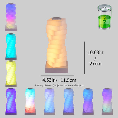 Colorful Dimmable Table Lamp with Touch Sensor