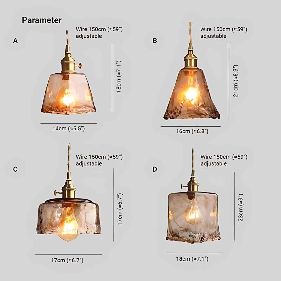 Vintage Style LED Pendant Light