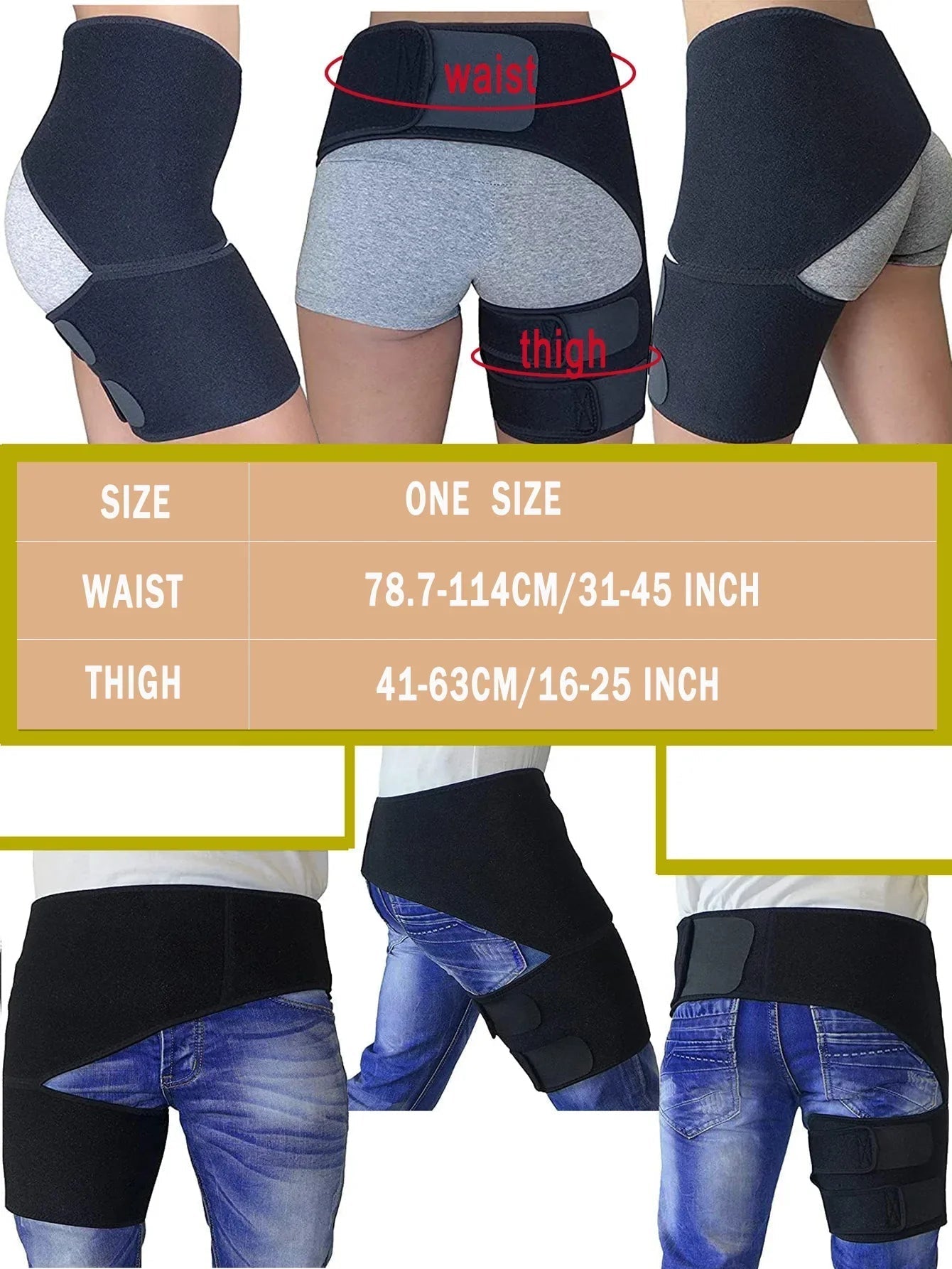 Comfortable FlexiHips Support Strap