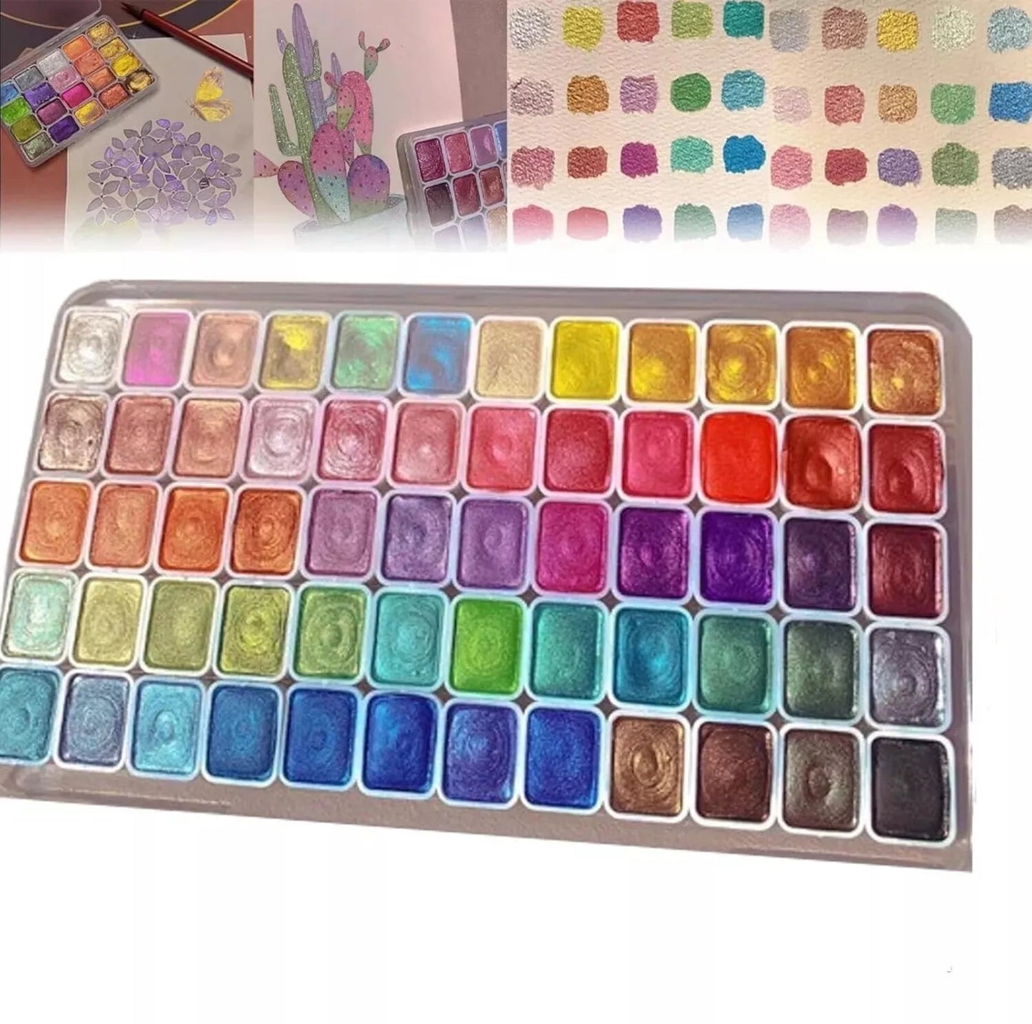 Vibrant Colorful Glitter Nail Polish