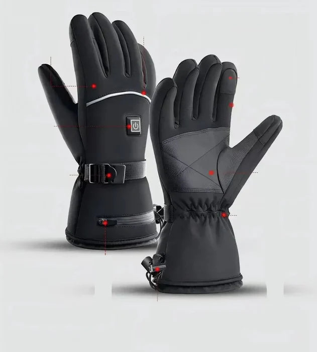 Warm Winter Biker Gloves