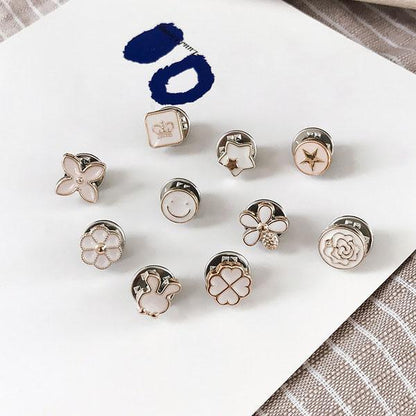 Easy Snap Fasteners - No Sew Button Clips (10 Pack)