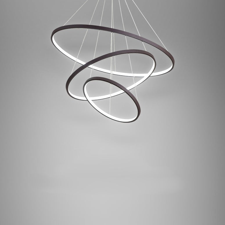 Circle Crystal Pendant Light