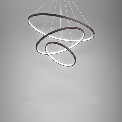 Circle Crystal Pendant Light