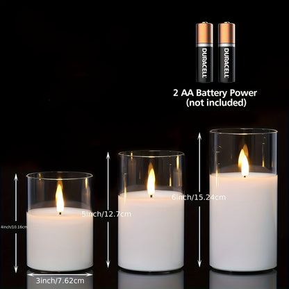 Bright LED Candle Set with Remote Control