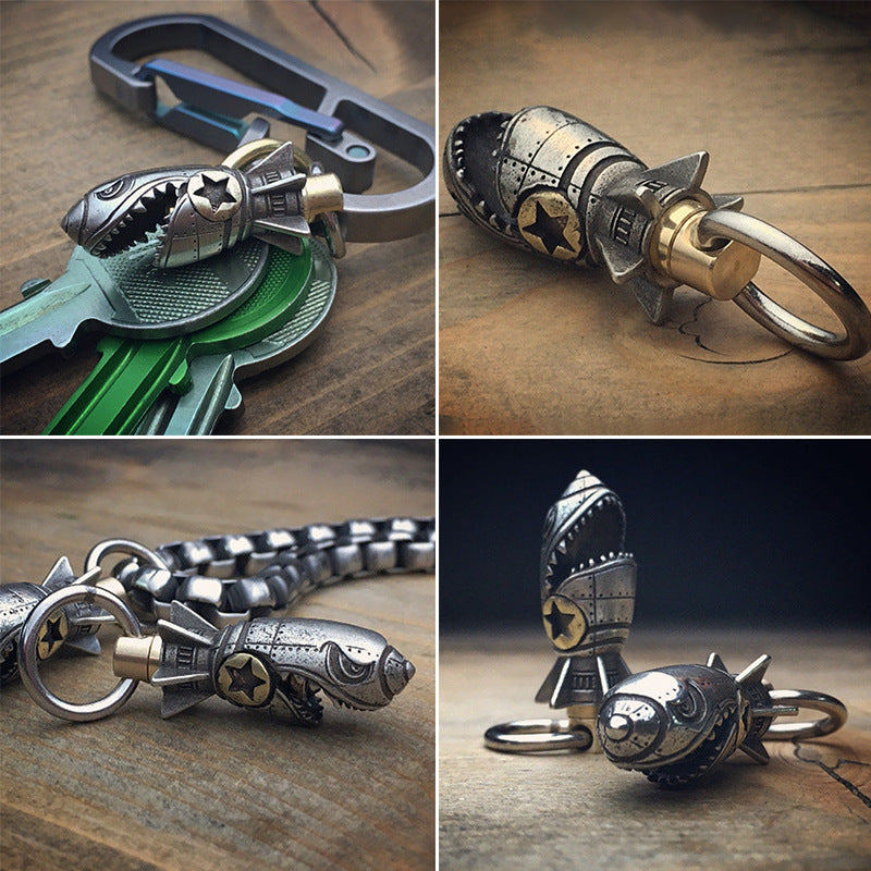 Cool Skull Pendant Keychain
