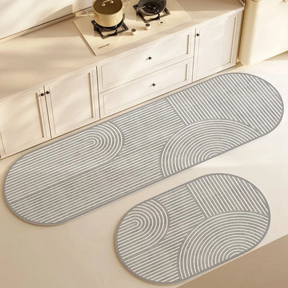 Soft Grip Bathroom Mat Anti Slip Kitchen Floor Rug