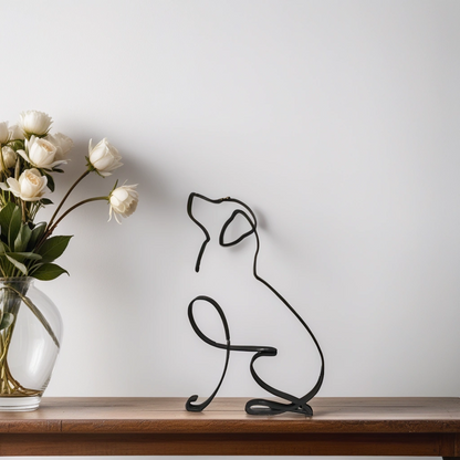 Unique Dog Figurines - Modern Pet Decor