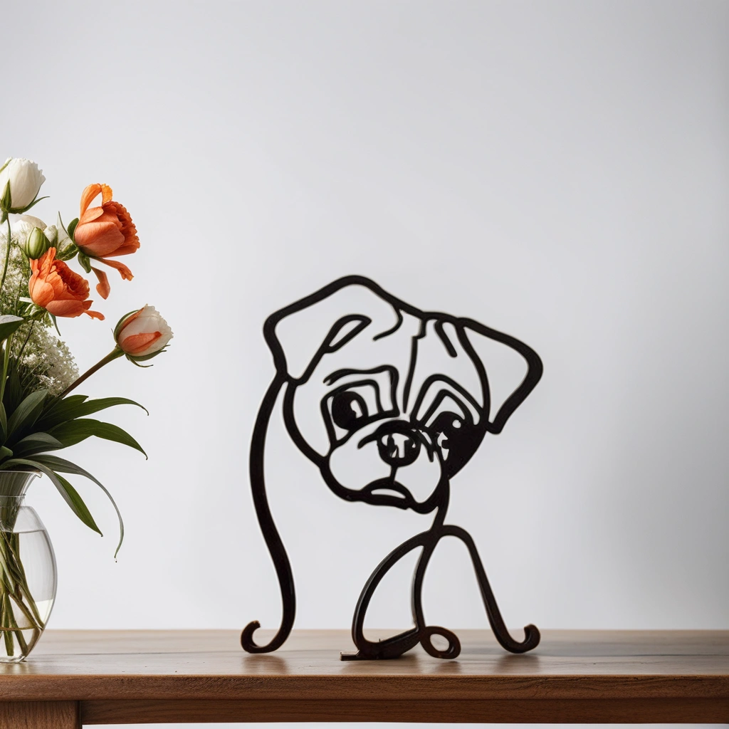 Unique Dog Figurines - Modern Pet Decor