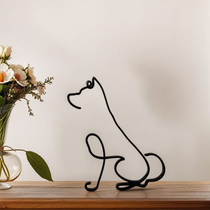 Unique Dog Figurines - Modern Pet Decor