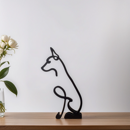Unique Dog Figurines - Modern Pet Decor