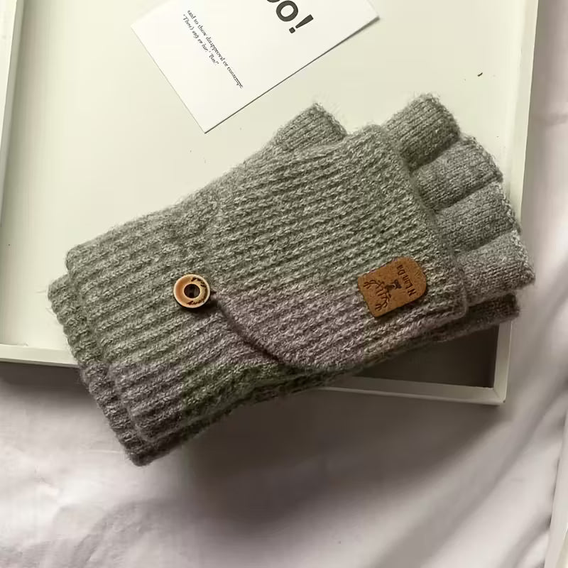 Befez | Men's Thermal Fingerless Gloves - Insulated and Cozy