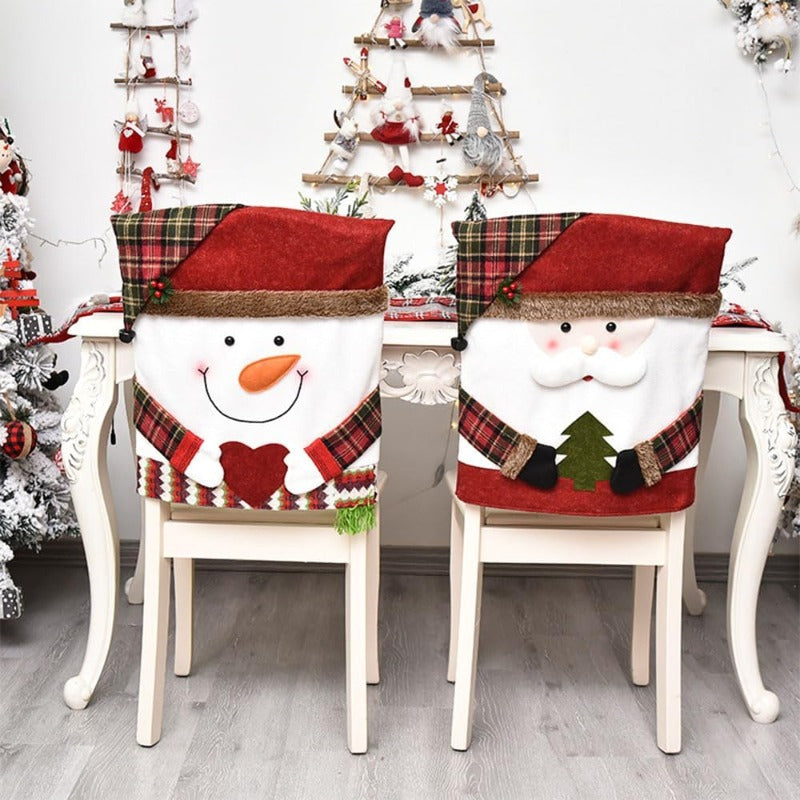 Fun Holiday Santa Chair Covers