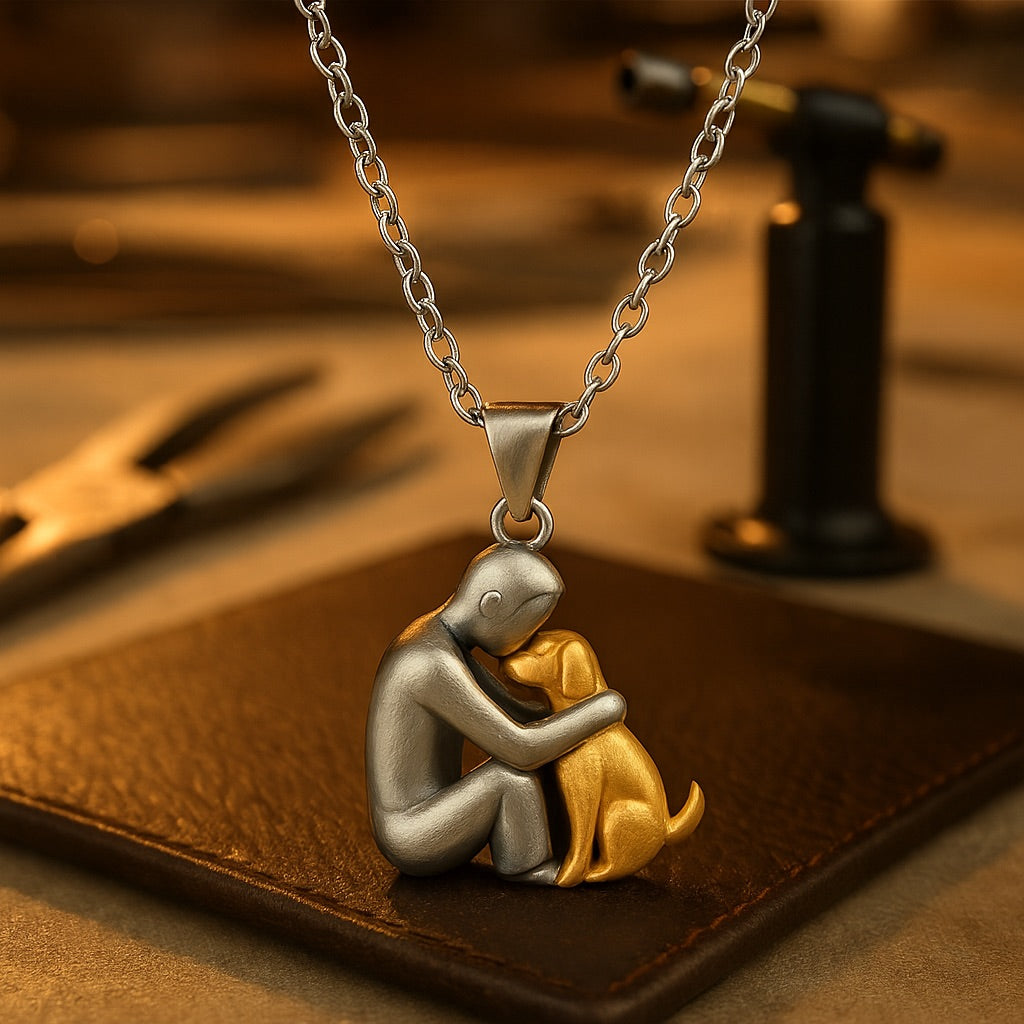 Beautiful Sterling Silver Drop Pendant Necklace