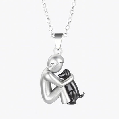 Beautiful Sterling Silver Drop Pendant Necklace