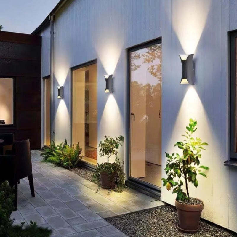 Stylish Metal Exterior Wall Light