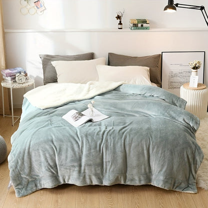 Plush Double Sided Fuzzy Blanket for Cozy Warmth