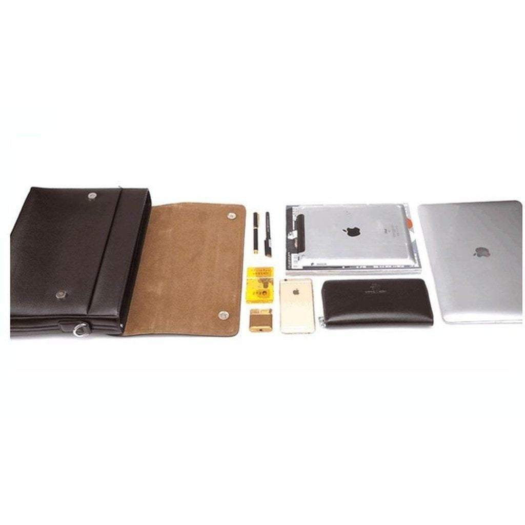Professional Executive Mens Leather Laptop Bag
