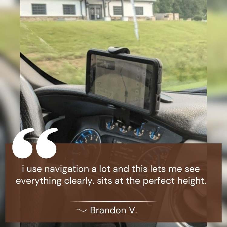 Universal Car Phone Mount with Strong Grip