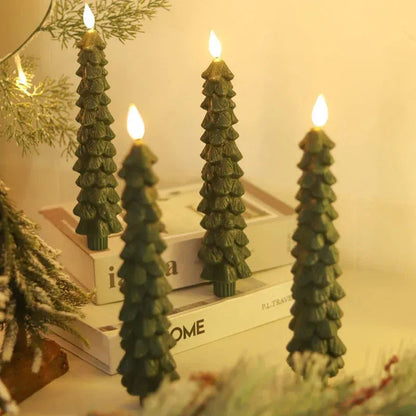 Warm LED Christmas Candles for Home Decor