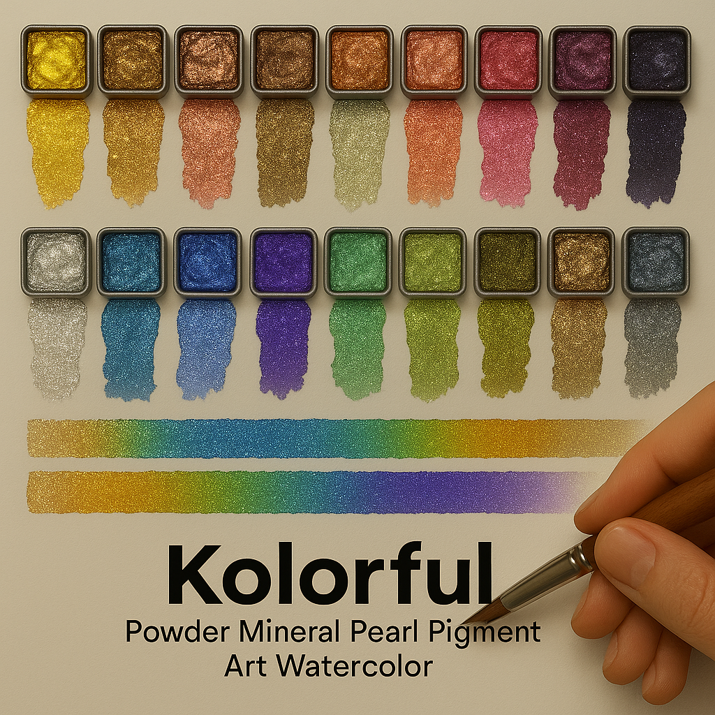 Vibrant Colorful Glitter Nail Polish