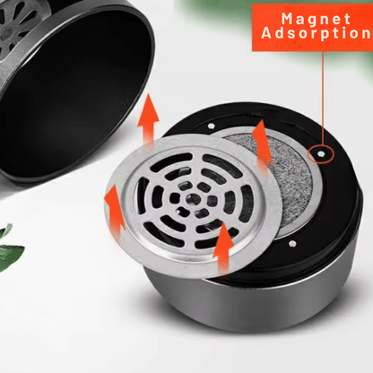 Portable Electric Ashtray with Rechargeable Filter