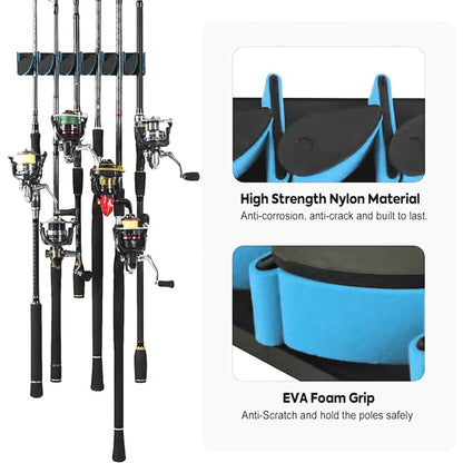 Fishing Rod Storage Rack Organizer System