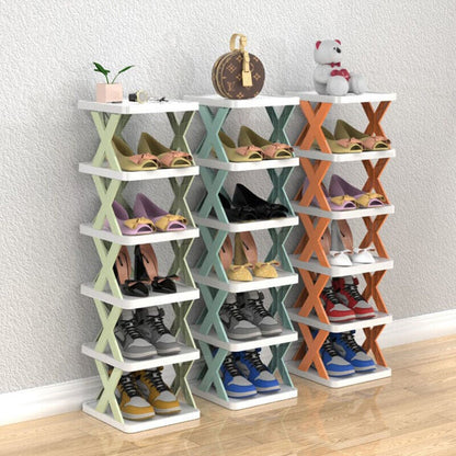 Compact 3-Tier Stackable Shoe Organizer