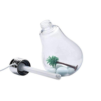 Compact LED Travel Air Humidifier with Color Lights