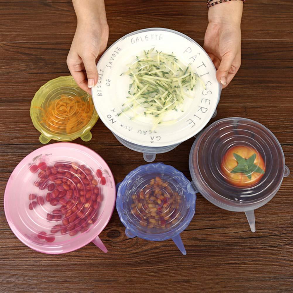 Befez | Airtight Silicone Kitchen Storage Lids (Set of 6)