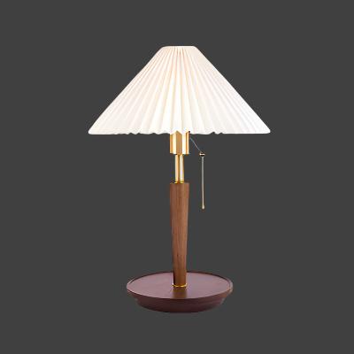Classic Wooden Table Lamp with Shade