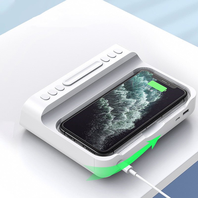 Wireless Charging Digital Alarm Clock with Big Display