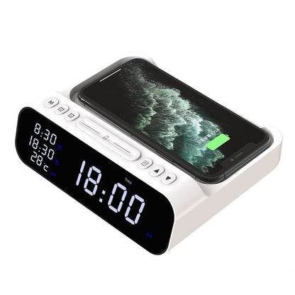 Wireless Charging Digital Alarm Clock with Big Display