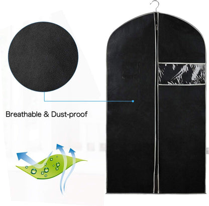 Breathable Clothing Storage Bags 6-Pack with View Window