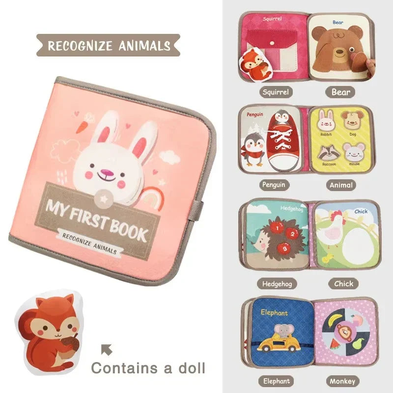 Befez | Sensory Baby Book - Interactive Touch & Feel Toy