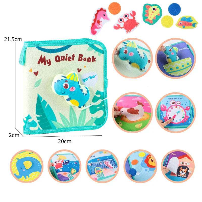 Befez | Sensory Baby Book - Interactive Touch & Feel Toy